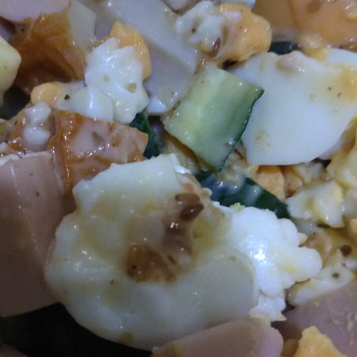 ゆで卵入りチョップドサラダ(о´∀`о)